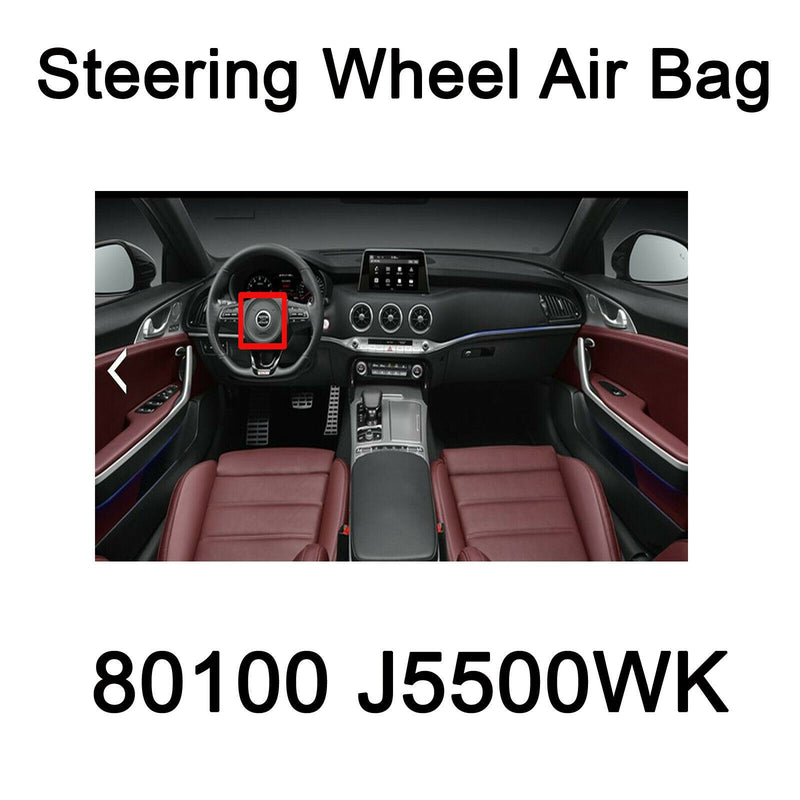 New Genuine Oem Steering Wheel Air Bag 80100J5500WK for Kia Stinger 2018-2020