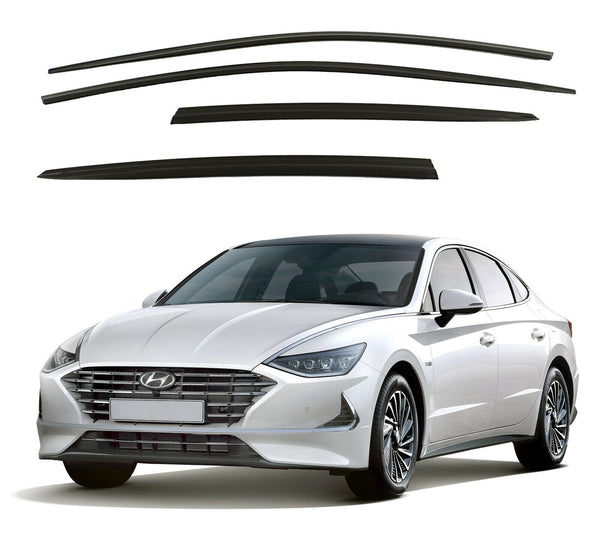 Nuevas viseras de humo Deflector de puerta de ventilación de ventana de protección de lluvia para Hyundai Sonata 2020 ~