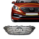 Rejilla cromada para radiador delantero, piezas OEM, para HYUNDAI 2015-2017 LF Sonata Turbo