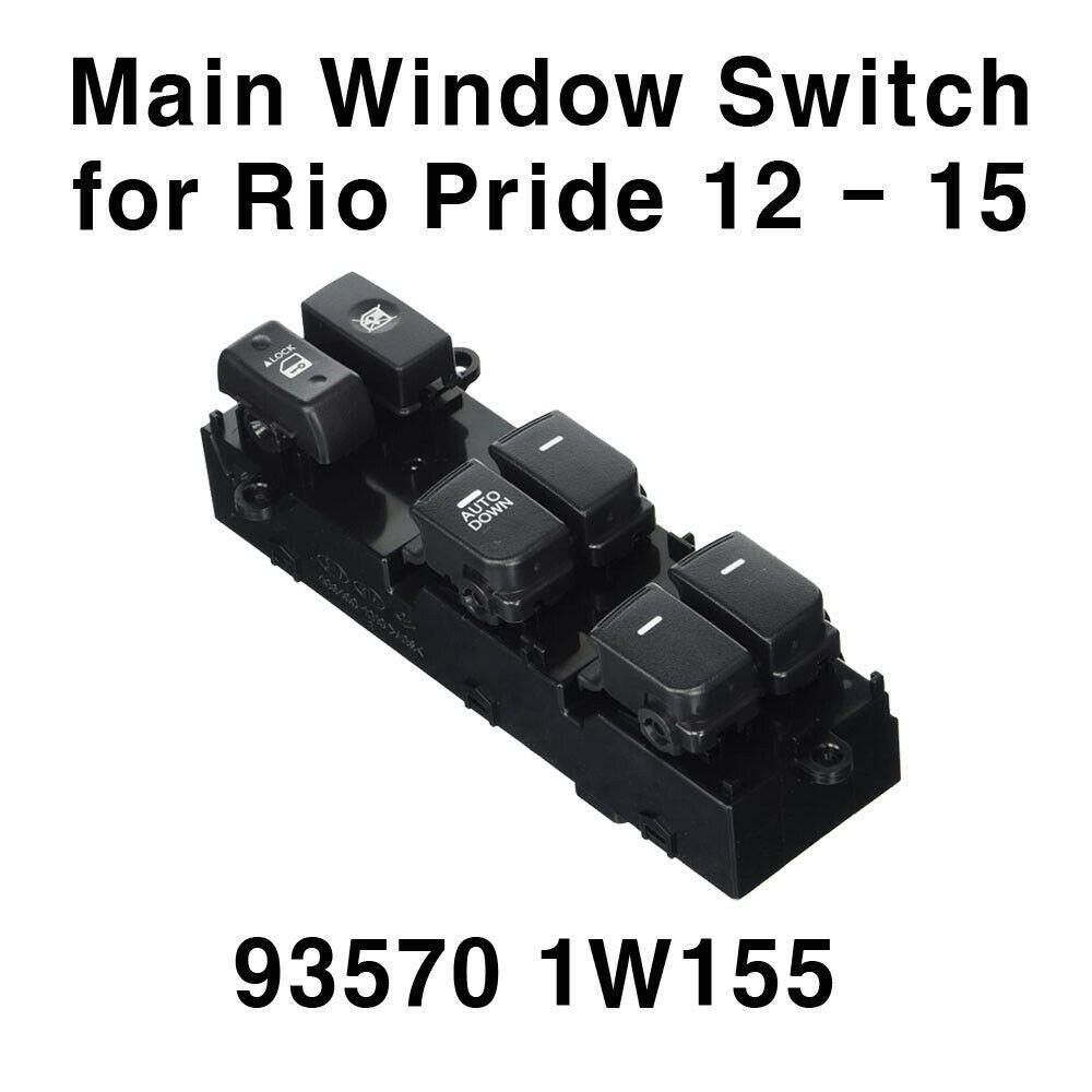 OEM Parts Main Window Switch Assy Power 935701W155 for KIA 12-15 Rio Pride