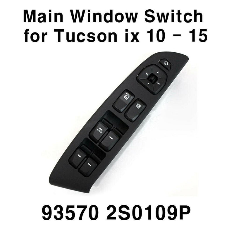 OEM Parts Power Main Window Control Switch Left for Hyundai 2010-2015 Tucson ix