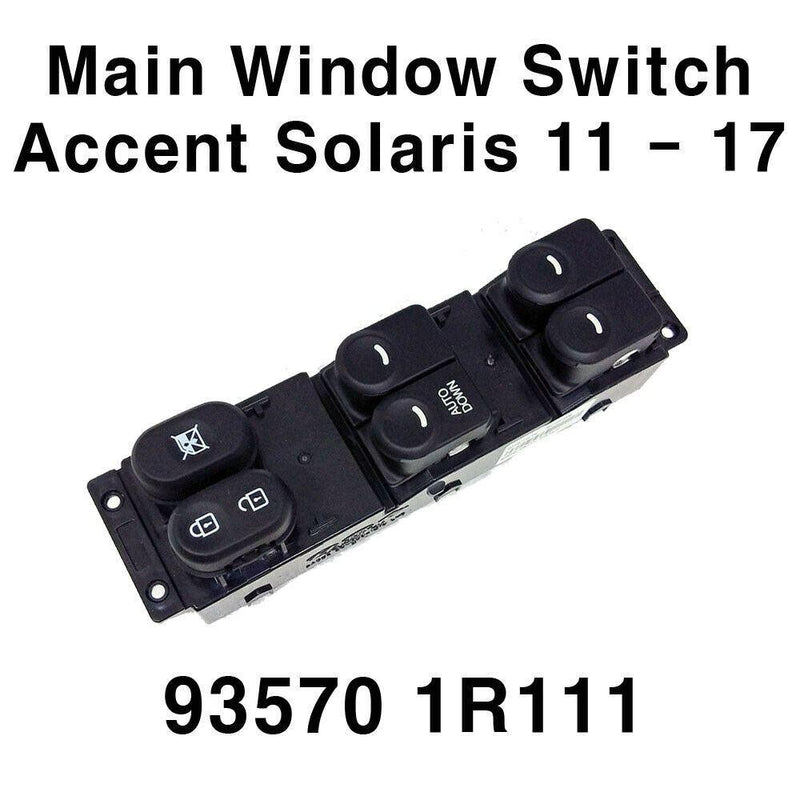 OEM 93570 1R111 Power Window Main Switch for Hyundai Accent Solaris 2011 2017