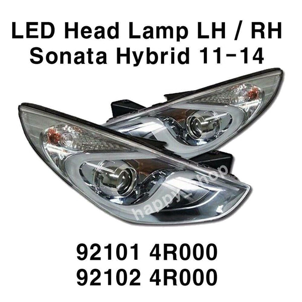 OEM Parts LED DRL Lámpara de cabeza de proyección LH RH 2p para HYUNDAI Sonata Hybrid 11-14 