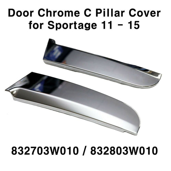 New OEM Rear Door Garnish Chrome C Pillar Cover LH RH for KIA Sportage 2011 2015