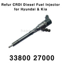 Refurbished Bosch CRDI Diesel Injector 33800-27000 4p Set for Hyundai & Kia
