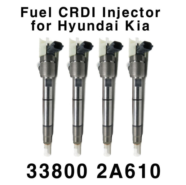 Refurbished Bosch Fuel CRDI Diesel Injector 33800-2A610 4P Set for Hyundai Kia