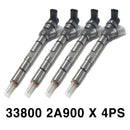 Refurbish Bosch CRDI Diesel Fuel Injector 338002A900 4p Set for Hyundai Kia