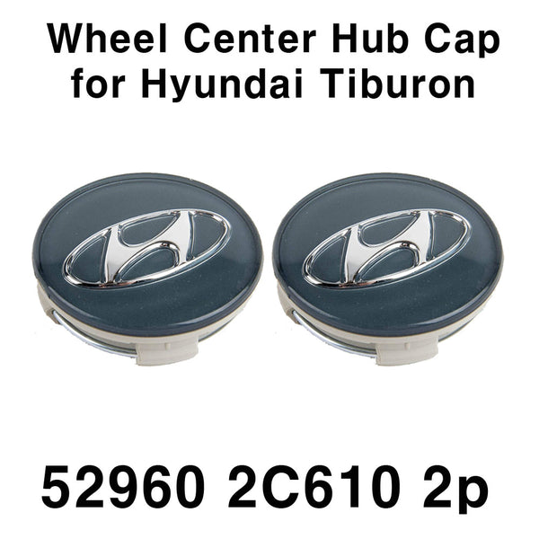 Genuine Center Wheel Hub Cap 2p 529602C610 for Hyundai Tiburon 2001-2008