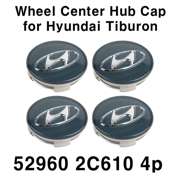 Genuine Center Wheel Hub Cap 4p 529602C610 for Hyundai Tiburon 2001-2008