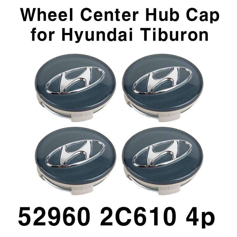 Tapa de cubo de rueda central genuina 4p 529602C610 para Hyundai Tiburon 2001-2008