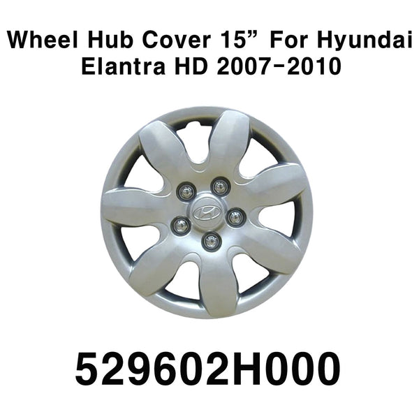 NEW OEM 15" Wheel Cover Hub Cap 1Pcs 529602H000 for Hyundai Elantra HD 2007-2010