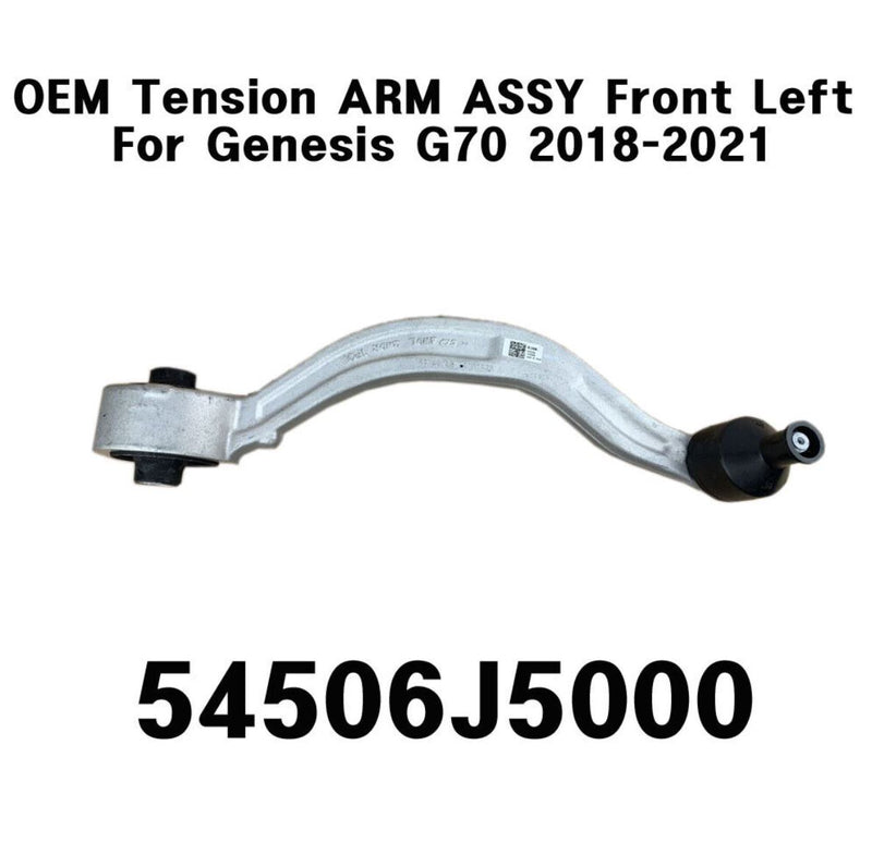 OEM Genuine 54506J5000 TENSION ARM ASSY Front Left for Kia Stinger 2018-2022