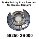 Placa de estacionamiento de freno genuina trasera izquierda 58250 2B000 para Hyundai Santa Fe 2006-2009 