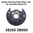 Placa de estacionamiento de freno genuina trasera izquierda 58250 2B000 para Hyundai Santa Fe 2006-2009 