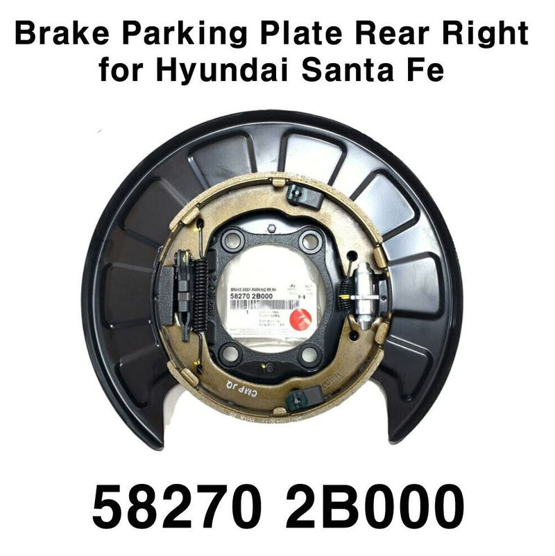 Genuine Brake Parking Plate Rear LH+RH 2p Set for Hyundai Santa Fe 2006-2009