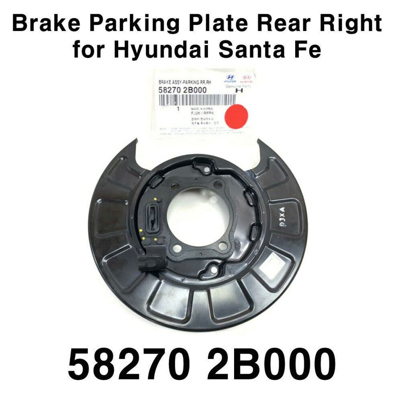 Genuine Brake Parking Plate Rear LH+RH 2p Set for Hyundai Santa Fe 2006-2009