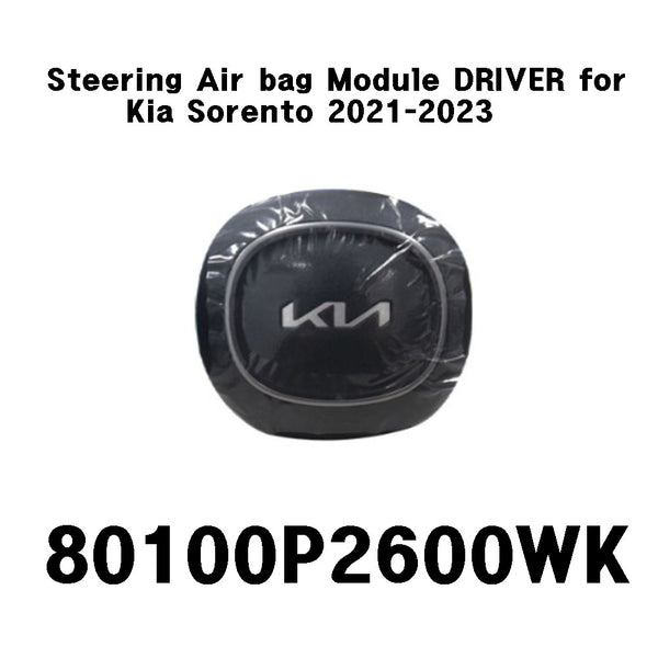 Nuevo módulo de airbag de volante genuino 80100P2600WK para Kia Sorento 2021-2023