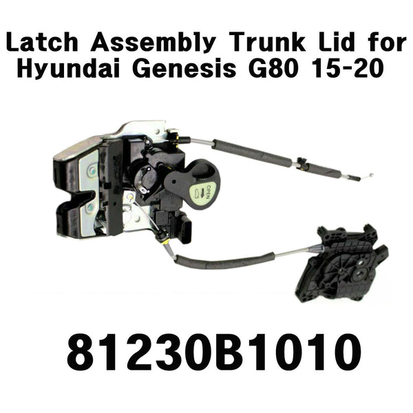 NEW OEM Latch Assembly Trunk Lid 81230B1010 for Hyundai Genesis G80 2015-2020
