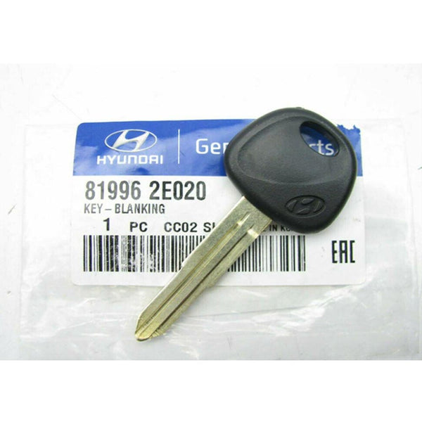 Nueva llave sin cortar en blanco genuina OEM 819962E020 para Hyundai TUCSON 04-08