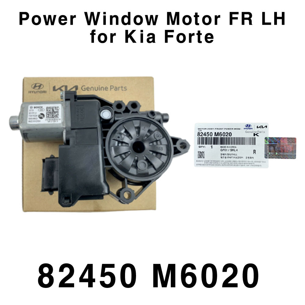 Genuine Front Power Window Motor Left Driver Side 82450M6020 for Kia Forte 19-20