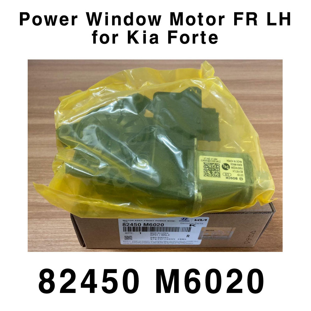 Motor de ventanilla eléctrica delantera genuina lado izquierdo del conductor 82450M6020 para Kia Forte 19-20 