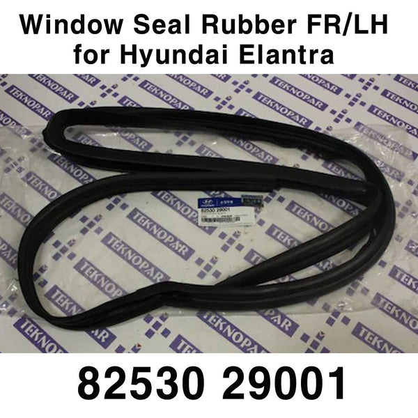 Goma de sellado de vidrio de ventana FR/LH 82530-29001 para Hyundai Elantra 4DR/5DR 1996-2000