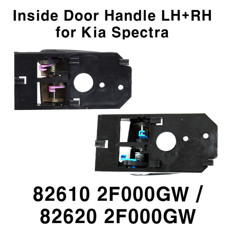 Manija de puerta interior genuina izquierda + lado derecho 2ea = 1 juego para Kia Spectra 2005-2006 