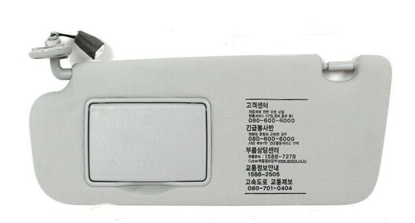 Genuine Inside Sun Visor LH Gray Oem 852013K420QS For Hyundai Sonata  2006-2010