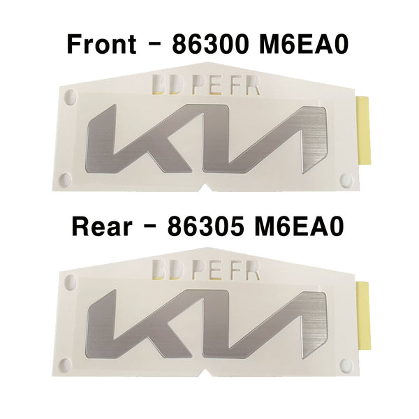 Emblema del logotipo de Kia para capó delantero y maletero trasero OEM para Kia Forte Cerato K3 2022+