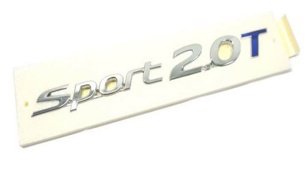 Genuine Sonata Trunk 'Sport 2.0T' Emblem 86316C1000 For Hyundai Sonata 2015-2017