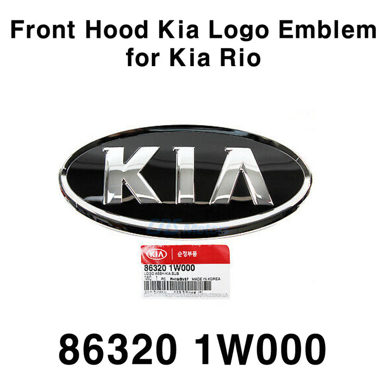 Genuine 863201W000 Front Hood KIA Logo Emblem for Kia Rio 2012 - 2015