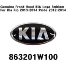 OEM Genuine Front Hood KIA Logo Emblem 863201W100 For Kia Pride 12-14 Rio 13-14