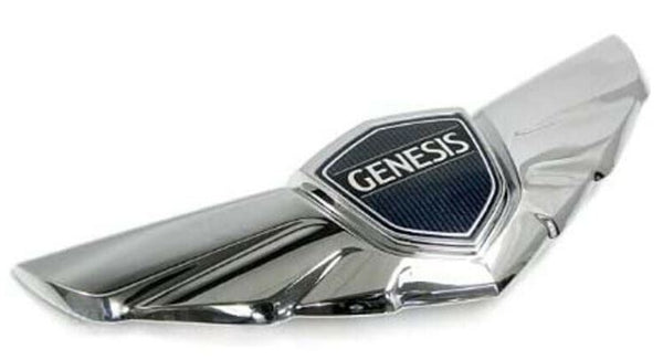 Emblema de ala de marca superior de capó delantero genuino 86320B1000 para Hyundai Genesis 14-16