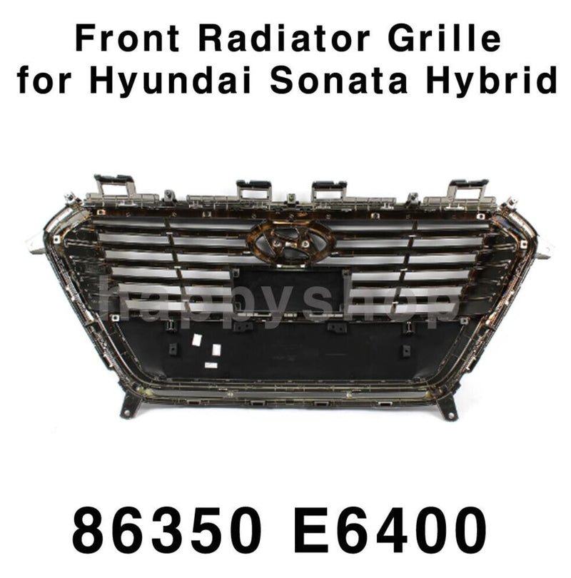 ⭐Genuine⭐ OEM Radiator Grille 86350E6400 for Hyundai Sonata HYBRID 2016-2017
