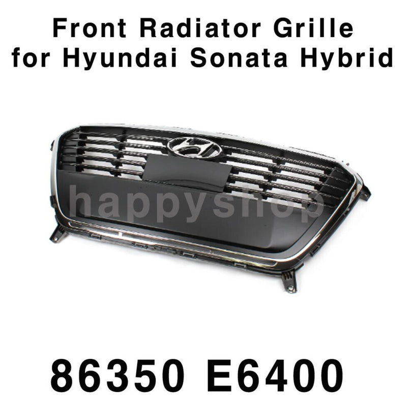 ⭐Genuine⭐ OEM Radiator Grille 86350E6400 for Hyundai Sonata HYBRID 2016-2017