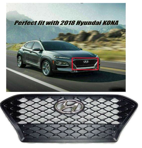 Nueva parrilla de parachoques delantero original OEM 86350J9000 para Hyundai Kona 2018-2020