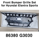 OEM Front Bumper Grille with Cruise for Hyundai Elantra GT Sport Hatchback 18-19