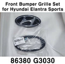 OEM Front Bumper Grille with Cruise for Hyundai Elantra GT Sport Hatchback 18-19