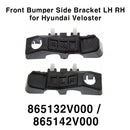 Nuevo soporte lateral de parachoques delantero OEM LH RH 2p Set para Hyundai Veloster 2011-2017