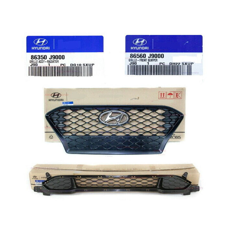 OEM Genuine 86350J9000 Front Grille Upper & Lower Assy For Hyundai Kona 2018+