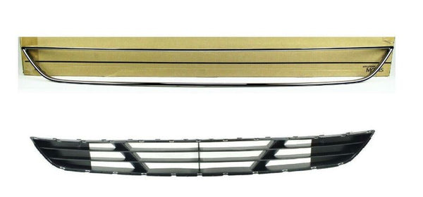 Rejilla de parachoques delantero genuina y pieza cromada de rejilla de parachoques para Genesis Sedan 12-14