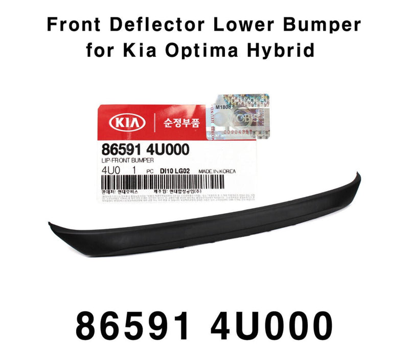 Genuine Front Deflector Lower Bumper 865914U000 for Kia Optima Hybrid 2011-2013
