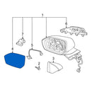 Vidrio del espejo retrovisor de la puerta del lado del pasajero del OEM 87621S8090 Hyundai Palisade 20-21