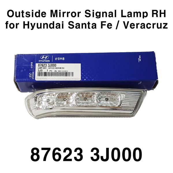 OEM Outside Mirror Signal Lamp RH 87623 3J000 For Hyundai Santa Fe IX55 07-12