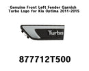 Genuine Front Fender Garnish Turbo Logo LH+RH 2P Set for Kia Optima 2011-2015