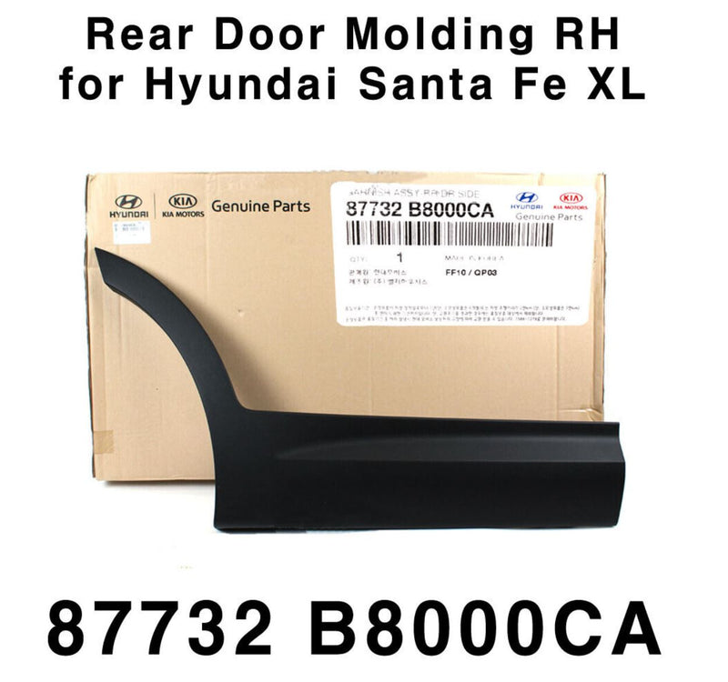 Moldura de rueda de puerta trasera OEM original para Hyundai Santa Fe XL 3.3L 2013-2019