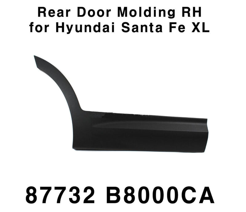 Genuine OEM Rear Door Wheel Molding RH for Hyundai Santa Fe XL 3.3L 2013-2019