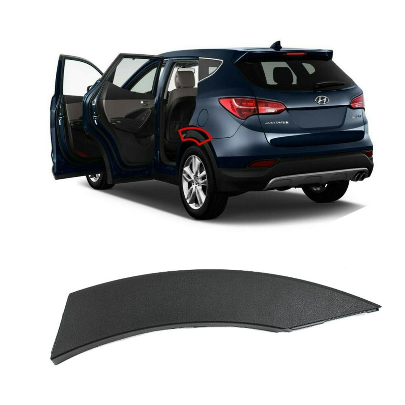 Moldura de guardabarros trasero izquierdo original OEM para Hyundai Santa Fe Sport 2013-2018 