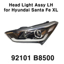 Genuine OEM Front Head Light Lamp LH RH 2p Set for Hyundai Santa Fe XL 2014-2018