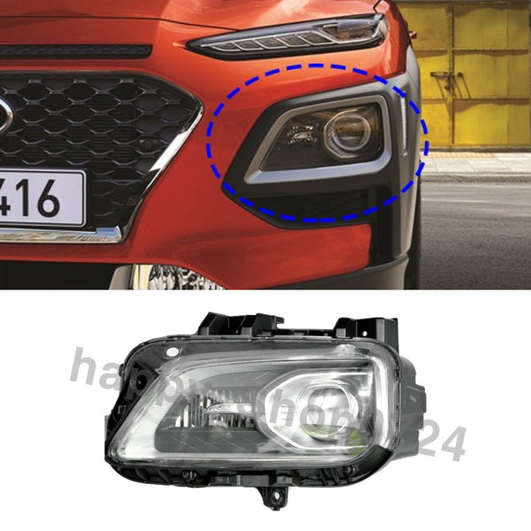 OEM LED Head Lamp Light Assembly Front LH Left 1p for Hyundai Kona 2018 - 2021